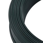 vidaXL Fir tensionare pentru gard 250 m 0,9/1,4 mm verde închis, oțel vidaXL Fir tensionare pentru gard 250 m 0,9/1,4 mm verde închis, oțel