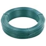 vidaXL Fir de tensionare pentru gard 250 m 1,4/2 mm verde închis, oțel