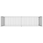 vidaXL Padoc de câini pentru exterior, 200 x 400 x 100 cm