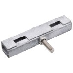 vidaXL Conector în formă de U grilaj grădină, 10 seturi, argintiu vidaXL Conector în formă de U grilaj grădină, 10 seturi, argintiu