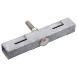 vidaXL Conector în formă de U grilaj grădină, 10 seturi, argintiu vidaXL Conector în formă de U grilaj grădină, 10 seturi, argintiu
