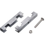 vidaXL Conector în formă de U grilaj grădină, 10 seturi, argintiu vidaXL Conector în formă de U grilaj grădină, 10 seturi, argintiu