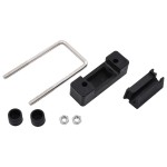 vidaXL Clemă de prindere U cu plastic stâlp gard, 60x40 mm, 25 seturi vidaXL Clemă de prindere U cu plastic stâlp gard, 60x40 mm, 25 seturi