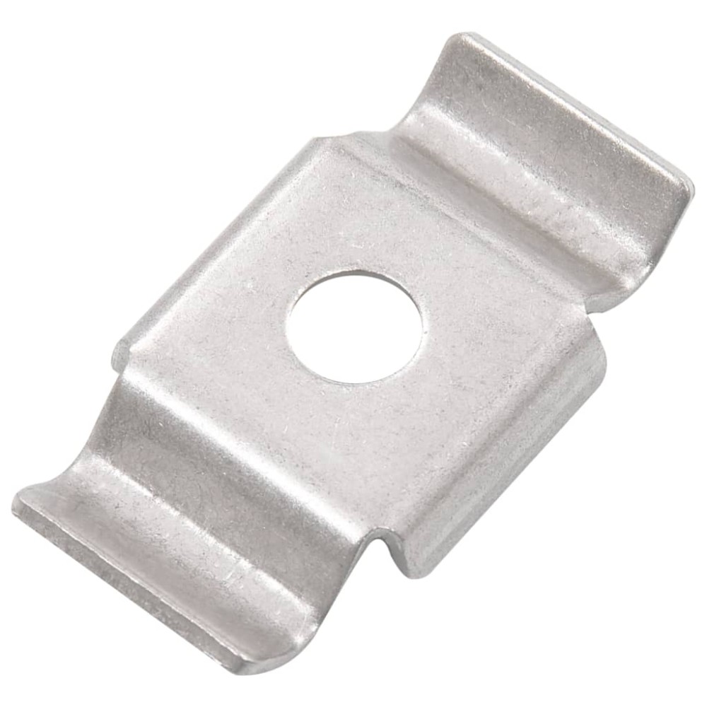 vidaXL Cleme de gard tip fluture, 50 buc., oțel inoxidabil