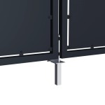 vidaXL Poartă de grădină, antracit, 300 x 175 cm, oțel vidaXL Poartă de grădină, antracit, 300 x 175 cm, oțel