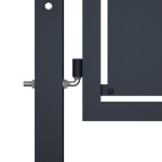 vidaXL Poartă de grădină, antracit, 350 x 100 cm, oțel vidaXL Poartă de grădină, antracit, 350 x 100 cm, oțel