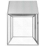vidaXL Coteț pentru păsări, 2 x 1 x 1,5 m, oțel galvanizat vidaXL Coteț pentru păsări, 2 x 1 x 1,5 m, oțel galvanizat