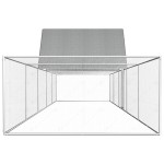 vidaXL Coteț pentru păsări, 10 x 2 x 2 m, oțel galvanizat vidaXL Coteț pentru păsări, 10 x 2 x 2 m, oțel galvanizat
