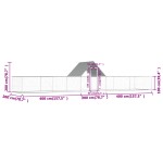 vidaXL Coteț pentru păsări, 10 x 2 x 2 m, oțel galvanizat vidaXL Coteț pentru păsări, 10 x 2 x 2 m, oțel galvanizat