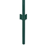 vidaXL Gard din plasă de sârmă cu stâlpi, verde, 25 x 0,5 m, oțel vidaXL Gard din plasă de sârmă cu stâlpi, verde, 25 x 0,5 m, oțel