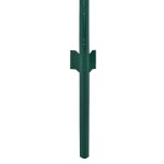 vidaXL Gard din plasă de sârmă cu stâlpi, verde, 25 x 0,75 m, oțel vidaXL Gard din plasă de sârmă cu stâlpi, verde, 25 x 0,75 m, oțel