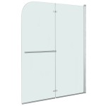 vidaXL Cabină de duș pliabilă, 2 panouri, 120 x 140 cm, ESG vidaXL Cabină de duș pliabilă, 2 panouri, 120 x 140 cm, ESG