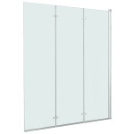 vidaXL Cabină de duș pliabilă, 3 panouri, 130 x 138 cm, ESG vidaXL Cabină de duș pliabilă, 3 panouri, 130 x 138 cm, ESG