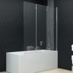 vidaXL Cabină de duș pliabilă, 3 panouri, 130 x 138 cm, ESG vidaXL Cabină de duș pliabilă, 3 panouri, 130 x 138 cm, ESG