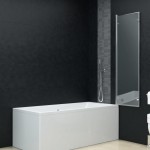 vidaXL Cabină de duș pliabilă, 3 panouri, 130 x 138 cm, ESG vidaXL Cabină de duș pliabilă, 3 panouri, 130 x 138 cm, ESG