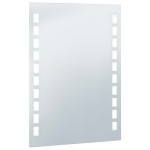vidaXL Oglindă cu LED de perete de baie, 60 x 80 cm vidaXL Oglindă cu LED de perete de baie, 60 x 80 cm