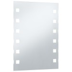 vidaXL Oglindă cu LED de perete de baie, 60 x 80 cm vidaXL Oglindă cu LED de perete de baie, 60 x 80 cm