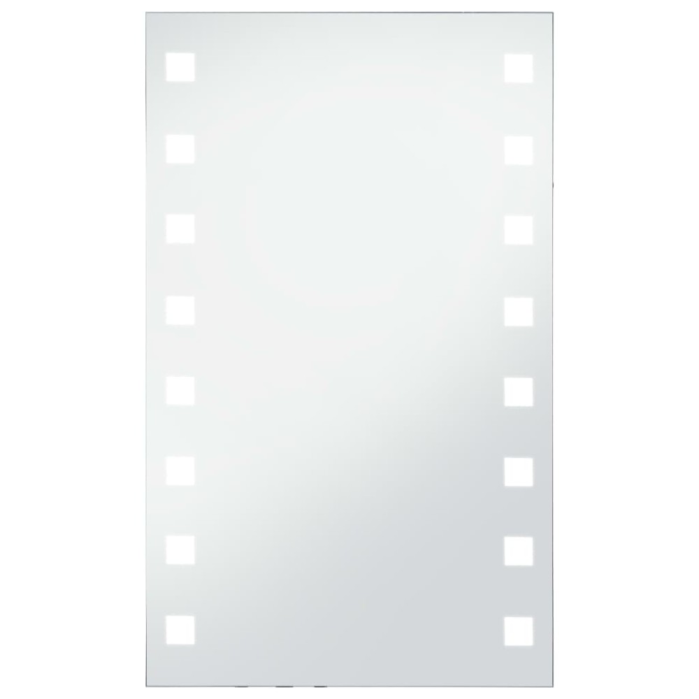 vidaXL Oglindă cu LED de perete de baie, 60 x 100 cm