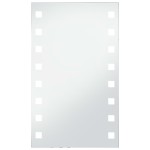 vidaXL Oglindă cu LED de perete de baie, 60 x 100 cm vidaXL Oglindă cu LED de perete de baie, 60 x 100 cm