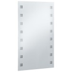 vidaXL Oglindă cu LED de perete de baie, 60 x 100 cm vidaXL Oglindă cu LED de perete de baie, 60 x 100 cm