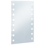 vidaXL Oglindă cu LED de perete de baie, 60 x 100 cm vidaXL Oglindă cu LED de perete de baie, 60 x 100 cm