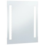 vidaXL Oglindă cu LED de perete de baie, 60 x 80 cm vidaXL Oglindă cu LED de perete de baie, 60 x 80 cm