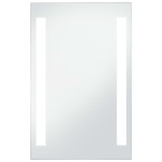 vidaXL Oglindă cu LED de perete de baie, 60 x 100 cm