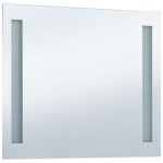 vidaXL Oglindă cu LED de perete pentru baie, 60 x 50 cm vidaXL Oglindă cu LED de perete pentru baie, 60 x 50 cm