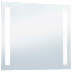 vidaXL Oglindă cu LED de perete pentru baie, 60 x 50 cm vidaXL Oglindă cu LED de perete pentru baie, 60 x 50 cm
