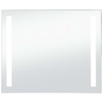 vidaXL Oglindă cu LED de perete pentru baie, 80 x 60 cm vidaXL Oglindă cu LED de perete pentru baie, 80 x 60 cm