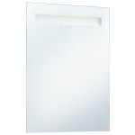 vidaXL Oglindă cu LED de perete de baie, 60 x 80 cm vidaXL Oglindă cu LED de perete de baie, 60 x 80 cm