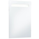 vidaXL Oglindă cu LED de perete de baie, 60 x 100 cm vidaXL Oglindă cu LED de perete de baie, 60 x 100 cm