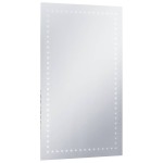 vidaXL Oglindă cu LED de perete de baie, 60 x 100 cm vidaXL Oglindă cu LED de perete de baie, 60 x 100 cm