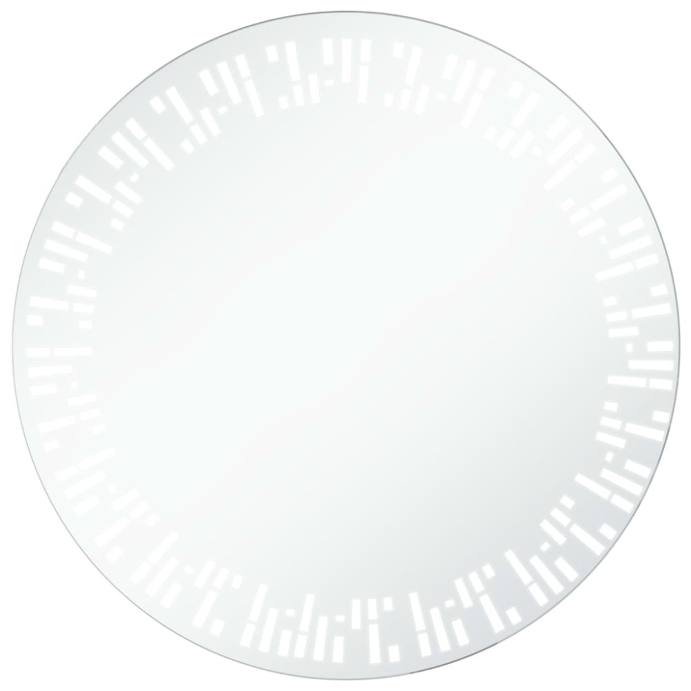 vidaXL Oglindă cu LED de baie, 80 cm