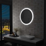 vidaXL Oglindă cu LED de baie, 70 cm vidaXL Oglindă cu LED de baie, 70 cm