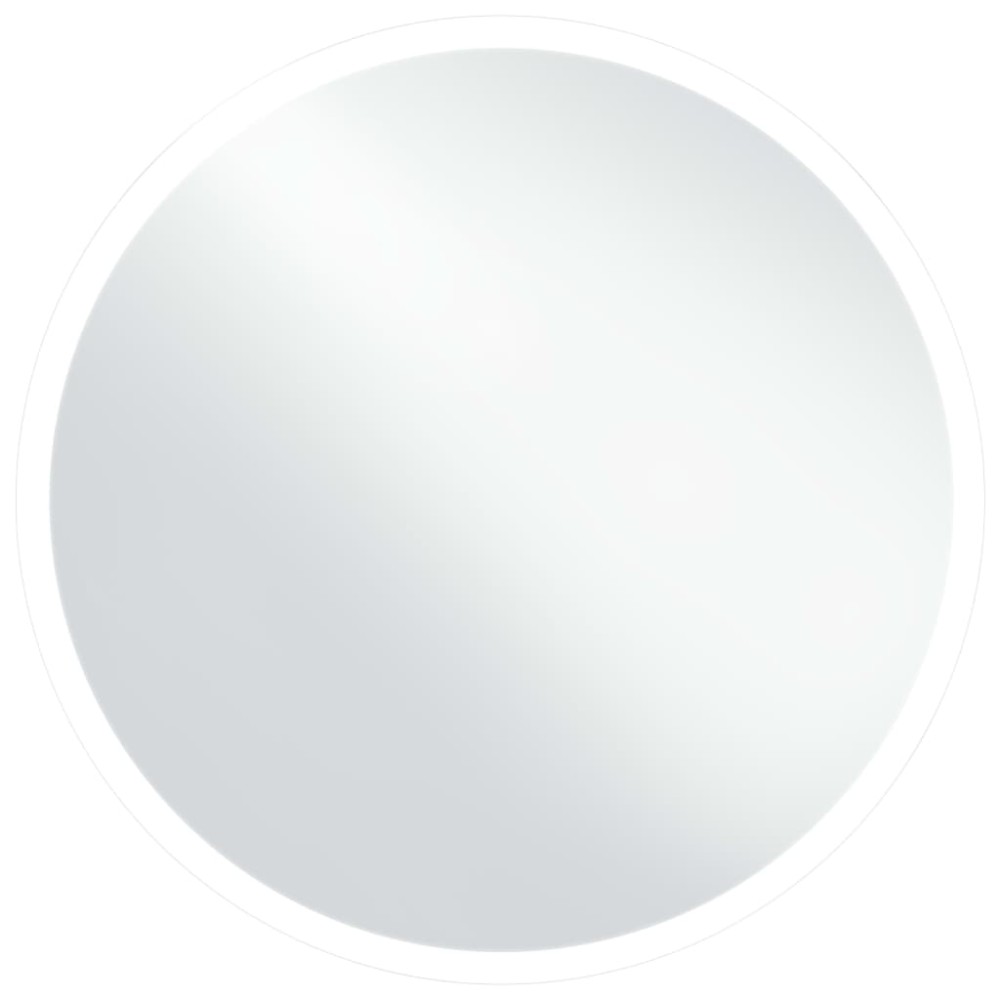 vidaXL Oglindă cu LED de baie, 80 cm