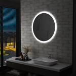vidaXL Oglindă cu LED de baie, 80 cm vidaXL Oglindă cu LED de baie, 80 cm