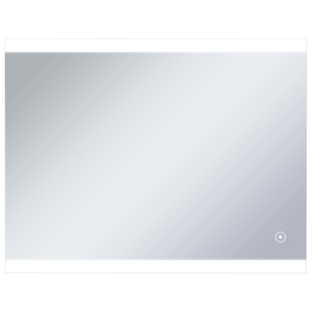 vidaXL Oglindă cu LED de perete de baie, cu senzor tactil, 80 x 60 cm