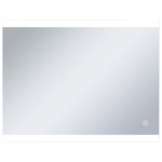 vidaXL Oglindă cu LED de perete de baie, cu senzor tactil, 80 x 60 cm vidaXL Oglindă cu LED de perete de baie, cu senzor tactil, 80 x 60 cm