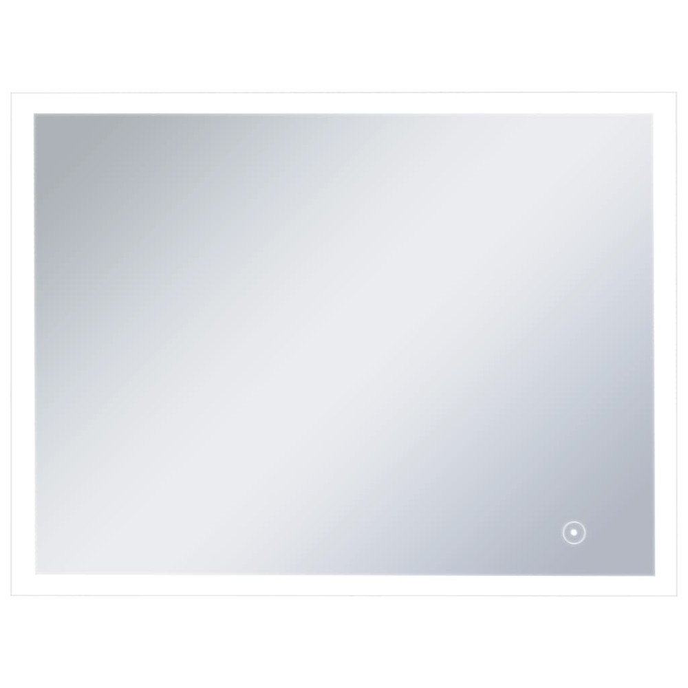 vidaXL Oglindă cu LED de perete de baie, cu senzor tactil, 80 x 60 cm