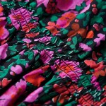 Rochie copii cu mâneci lungi, roz aprins, 92