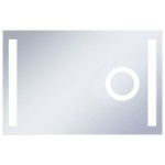 vidaXL Oglindă cu LED de perete de baie, cu senzor tactil, 100x60 cm vidaXL Oglindă cu LED de perete de baie, cu senzor tactil, 100x60 cm