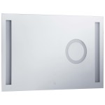 vidaXL Oglindă cu LED de perete de baie, cu senzor tactil, 100x60 cm vidaXL Oglindă cu LED de perete de baie, cu senzor tactil, 100x60 cm