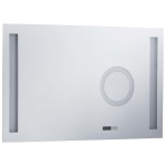 vidaXL Oglindă cu LED de perete de baie, cu senzor tactil, 100x60 cm vidaXL Oglindă cu LED de perete de baie, cu senzor tactil, 100x60 cm