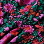 Rochie copii cu mâneci lungi, roz aprins, 104