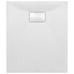 vidaXL Cădiță de duș, alb, 90 x 70 cm, SMC