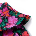 Rochie copii cu mâneci lungi, roz aprins, 128