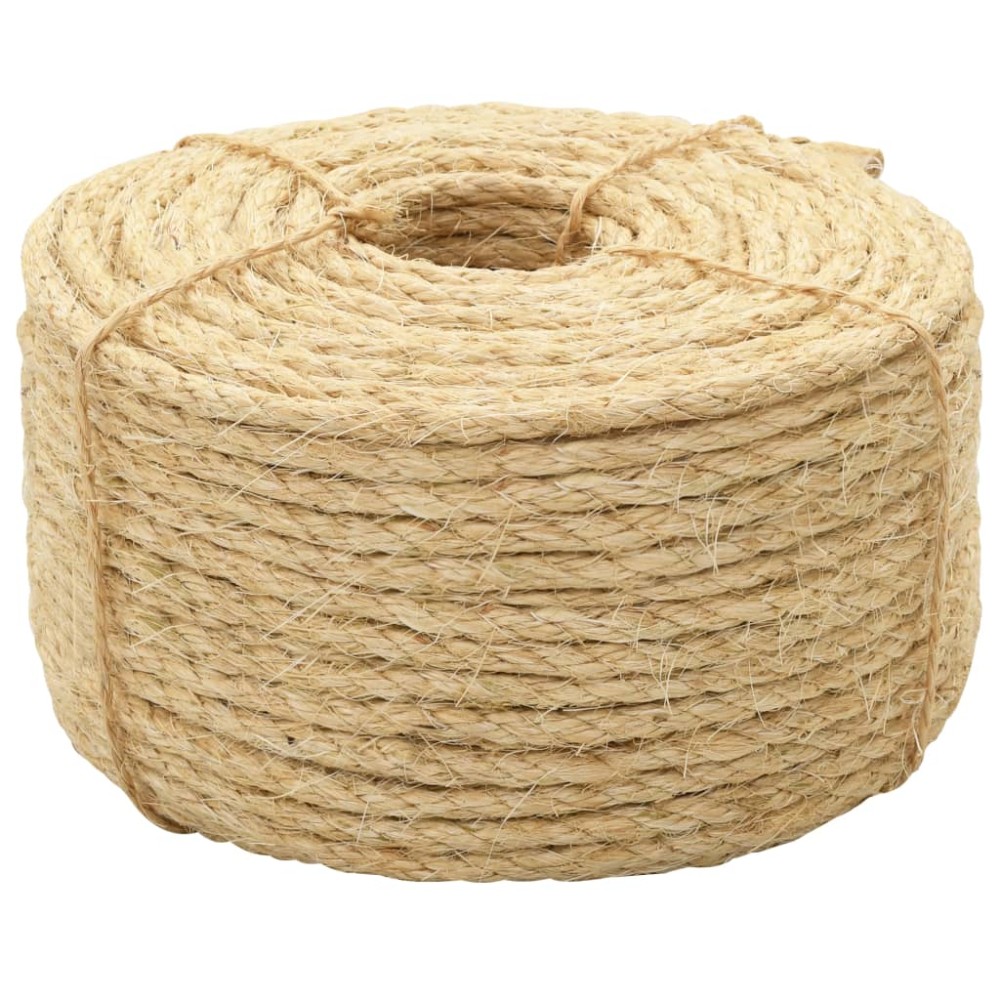 vidaXL Frânghie, 250 m, sisal 100%, 10 mm
