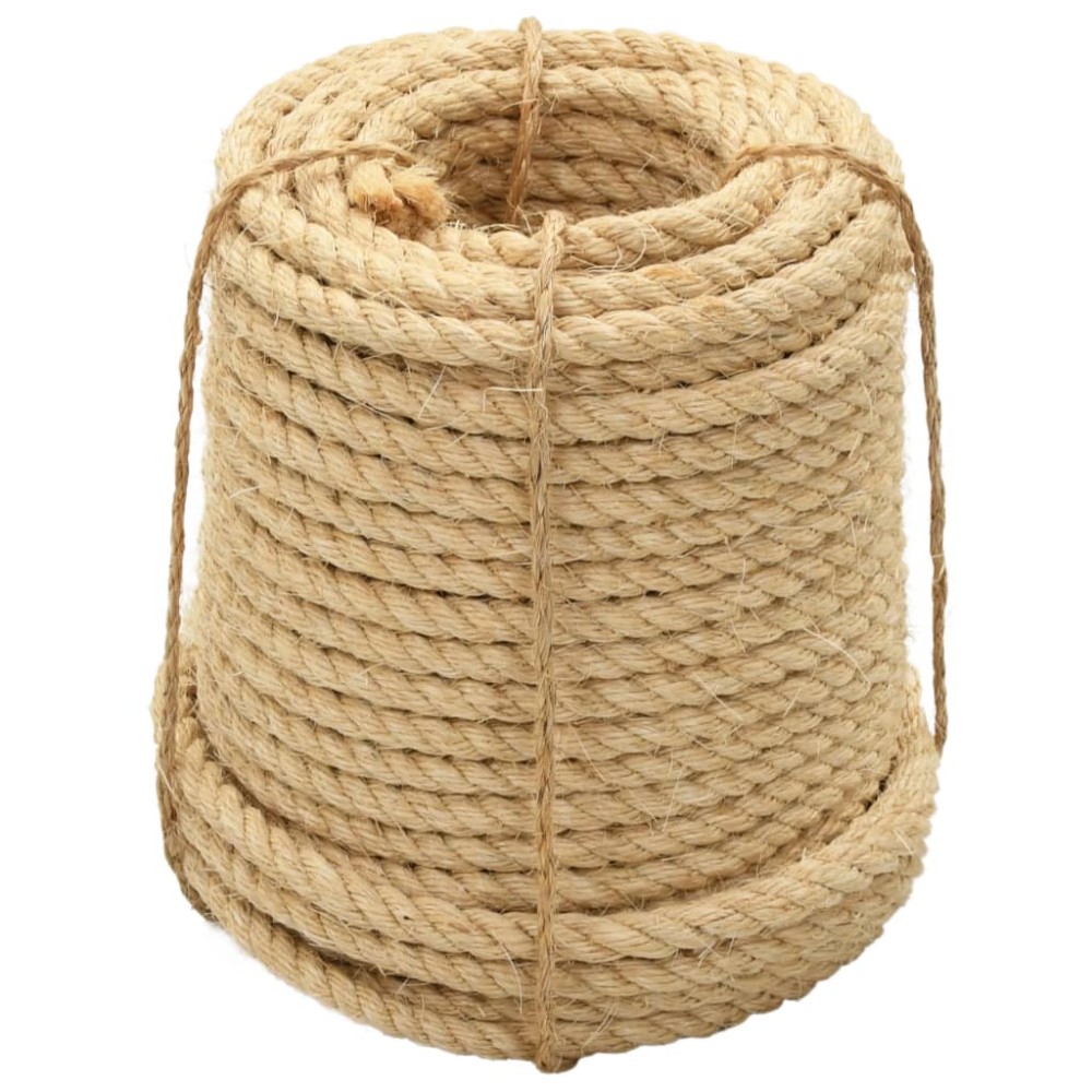 vidaXL Frânghie, 100 m, sisal 100%, 12 mm