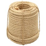 vidaXL Frânghie, 250 m, sisal 100%, 12 mm vidaXL Frânghie, 250 m, sisal 100%, 12 mm